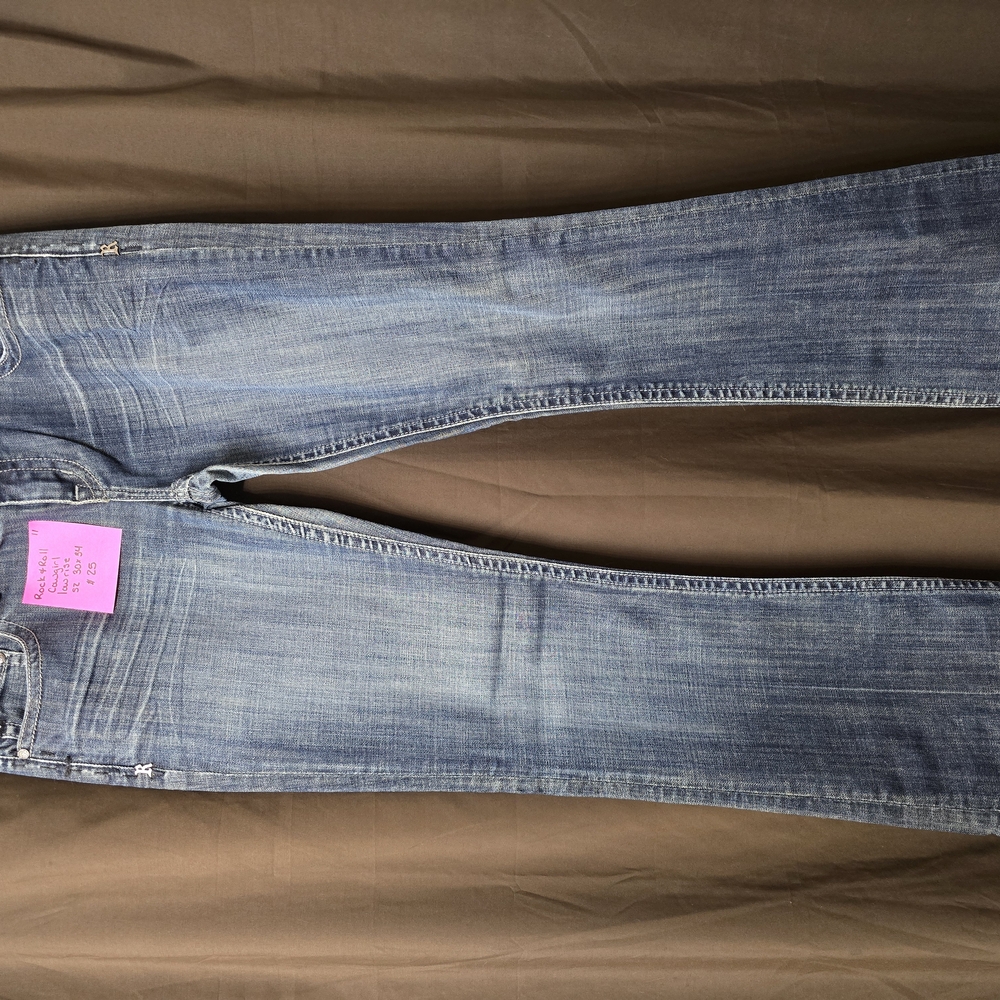 Rock & Roll Cowgirl Blue Boot Cut Jeans